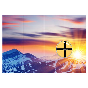 極窄邊液晶拼接單元